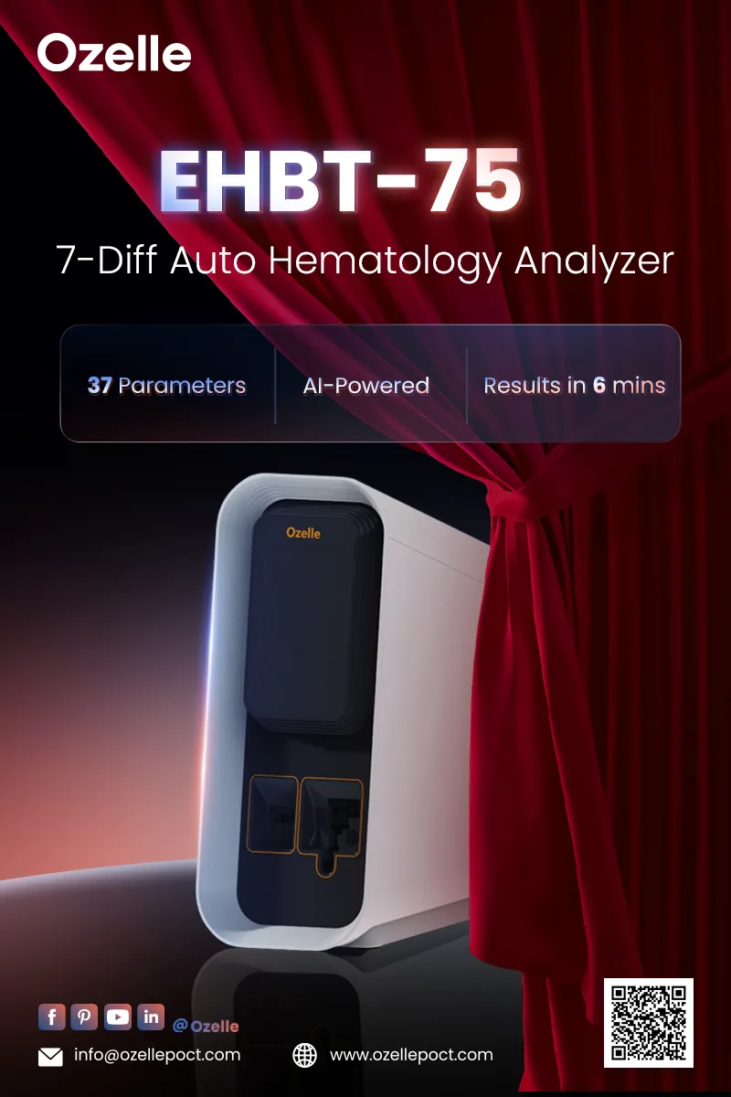 Unlock a new era in blood diagnostics with Ozelle’s EHBT-75 Analyzer