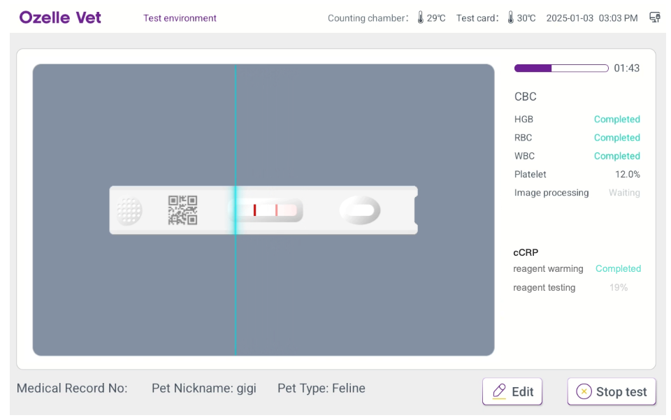 Multi-Function Analyzer for Vet8